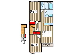 トライアンフBの物件間取画像